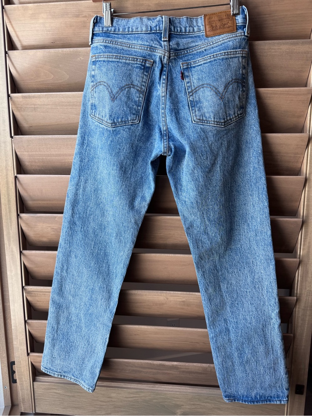 Levi's Wedgie Straight Space to Think Jeans, Size:26, Color: Blue - Picture 3 of 6